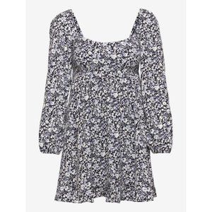 Abercrombie & Fitch Long-Sleeve Scoop Neck Mini Dress